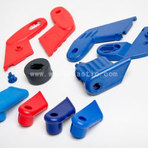 Colored ABS injection components